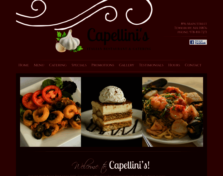 Capellinisrestaurant.com thumbnail