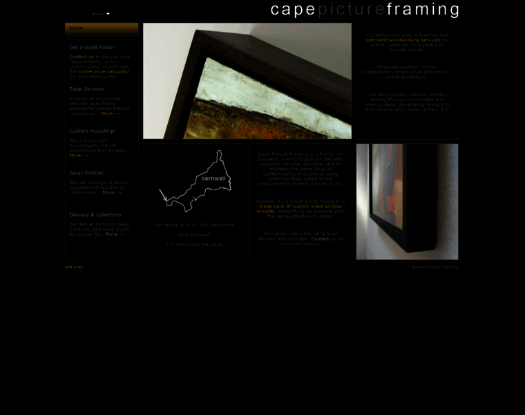 Capepictureframing.co.uk thumbnail