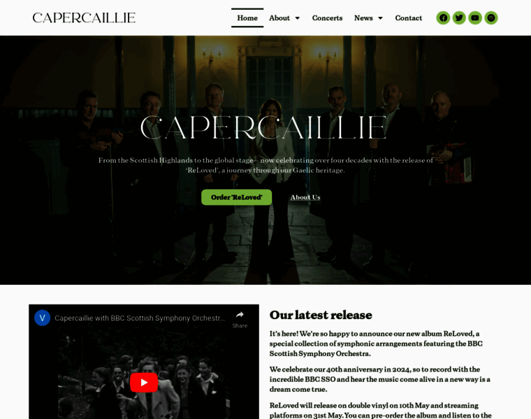 Capercaillie.co.uk thumbnail