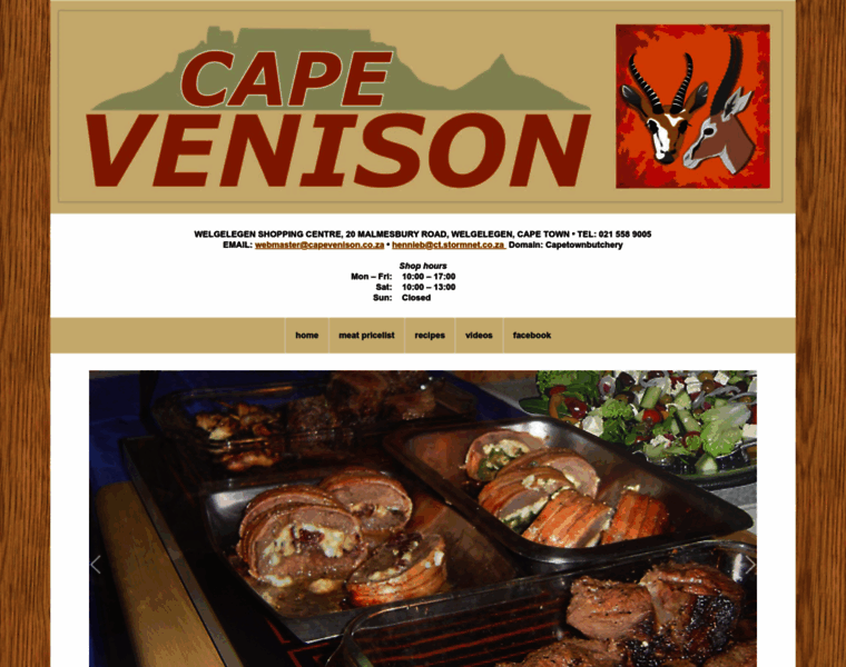 Capevenison.co.za thumbnail