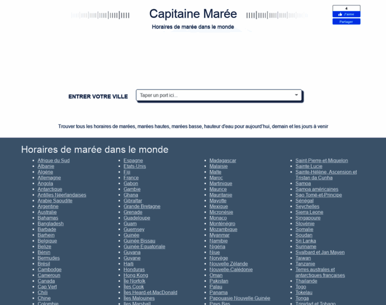 Capitainemaree.com thumbnail