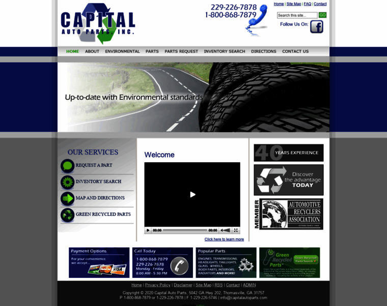 Capitalautoparts.com thumbnail