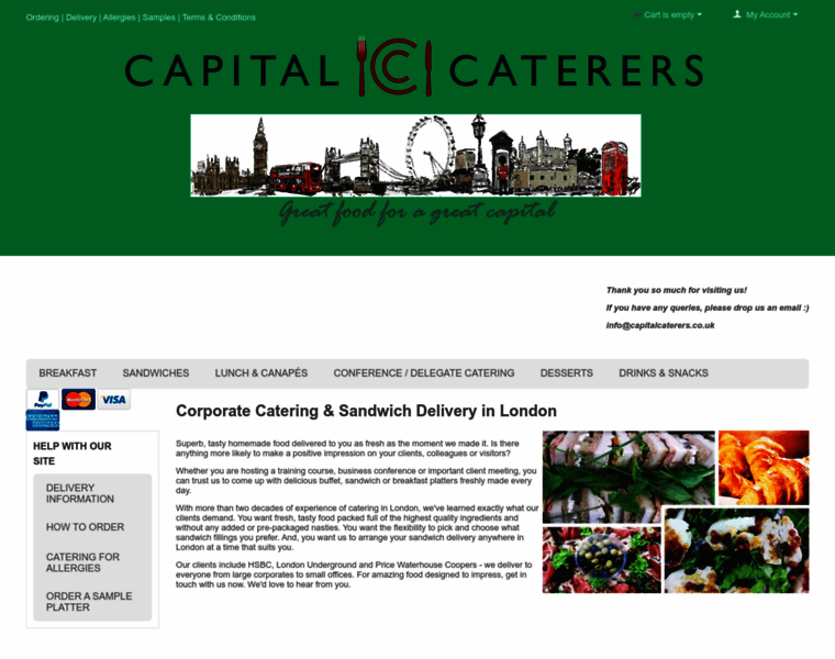 Capitalcaterers.co.uk thumbnail