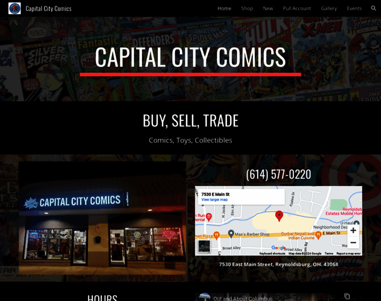 Capitalcitycomics.net thumbnail