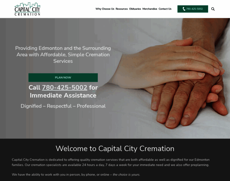 Capitalcitycremation.ca thumbnail