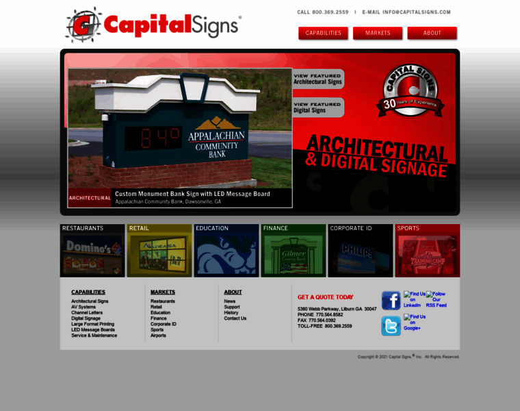 Capitalsigns.com thumbnail