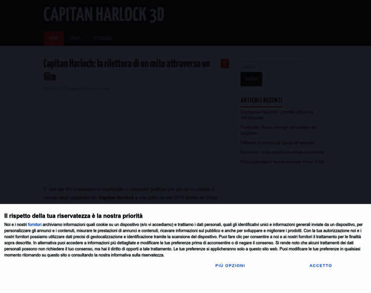 Capitanharlock3d.it thumbnail