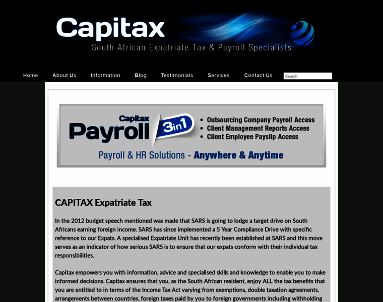 Capitax.co.za thumbnail
