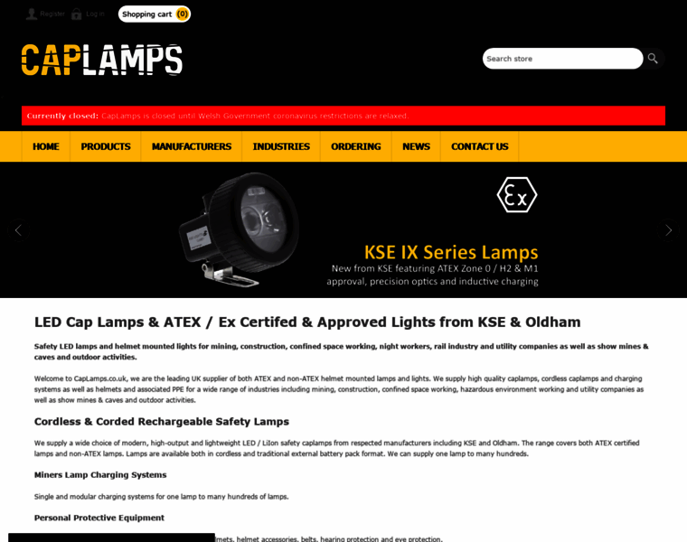 Caplamps.co.uk thumbnail