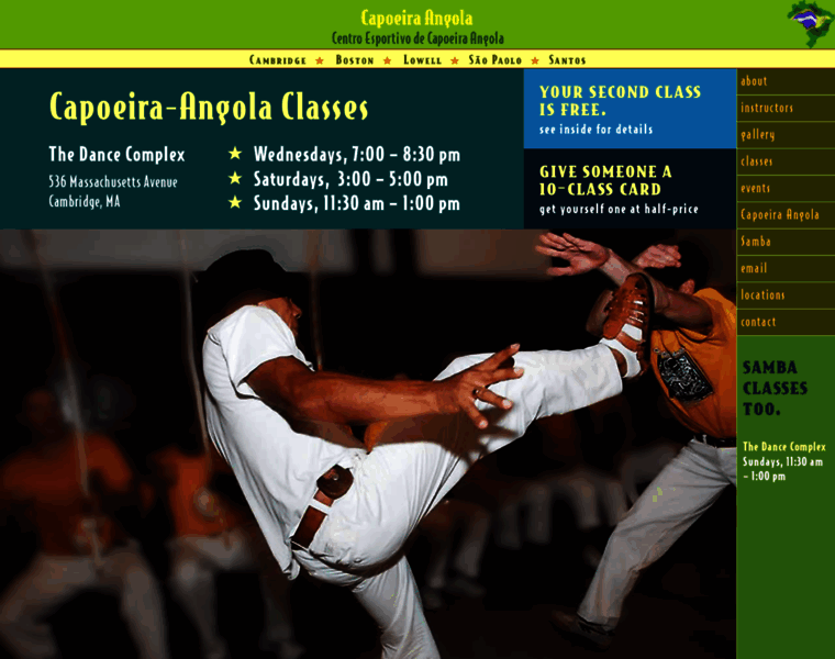 Capoeira-angola.com thumbnail