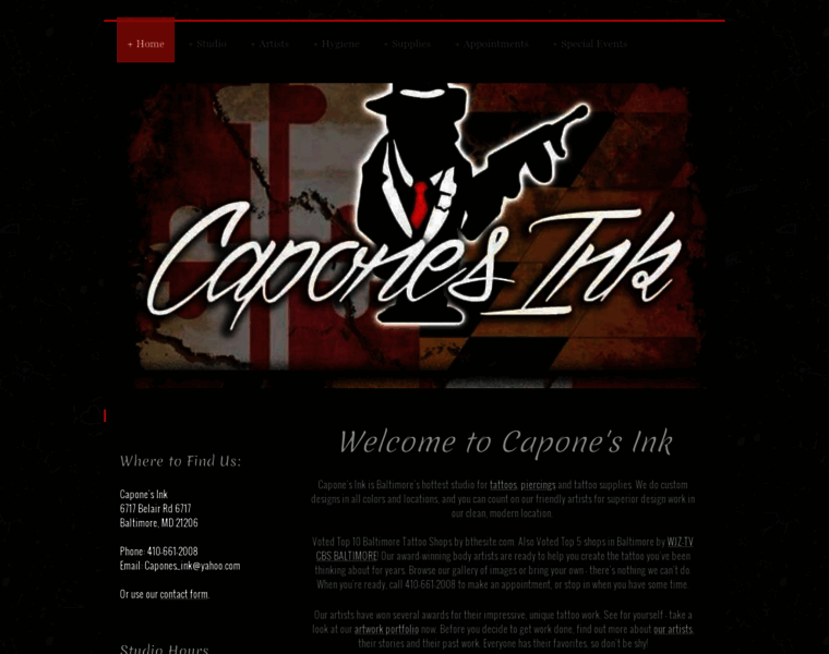 Caponesink.com thumbnail