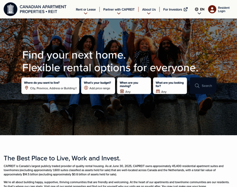 Caprent.com thumbnail