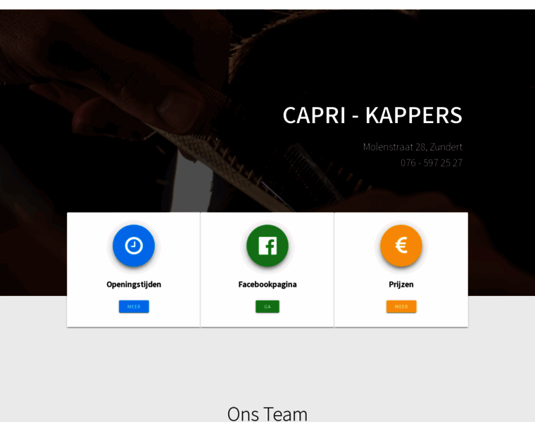 Capri-kappers.nl thumbnail