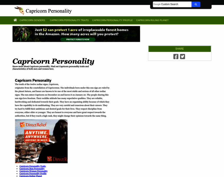 Capricorn-personality.net thumbnail