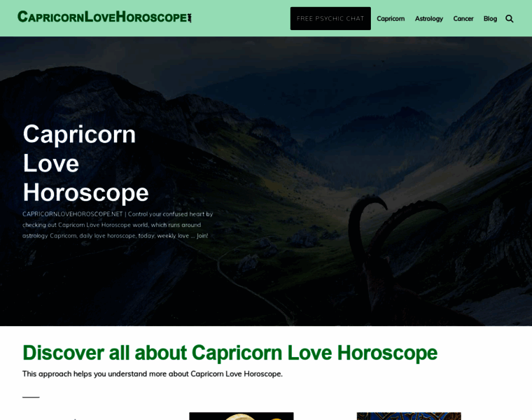 Capricornlovehoroscope.net thumbnail