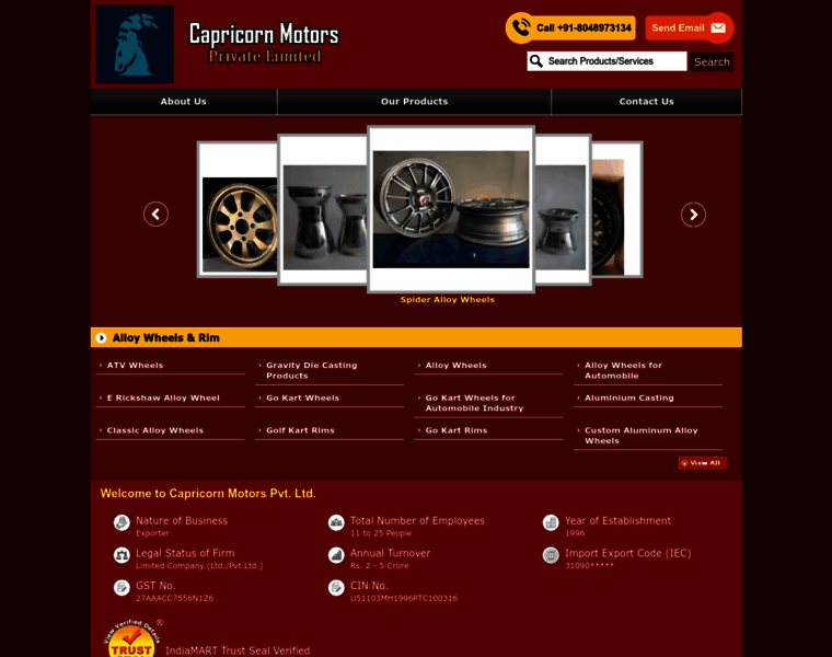 Capricornmotors.com thumbnail