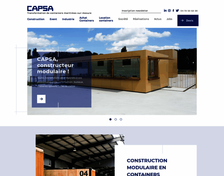 Capsa-container.com thumbnail