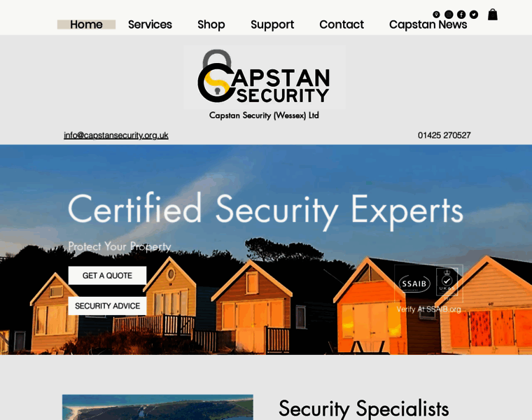 Capstansecurity.org.uk thumbnail
