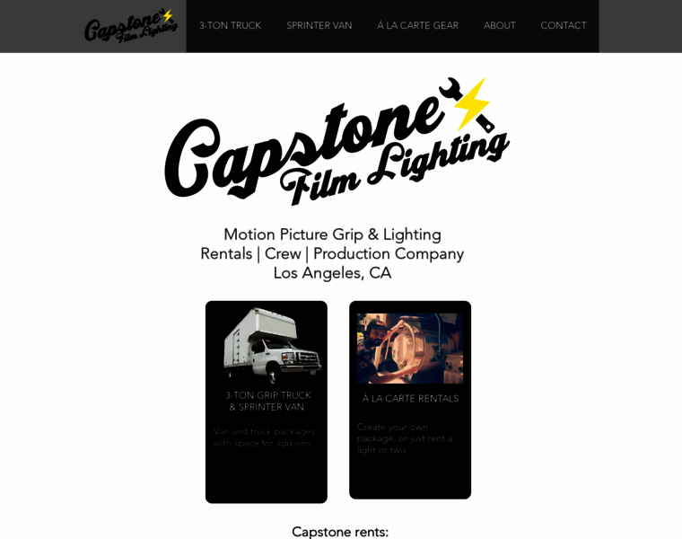 Capstonefilmlighting.com thumbnail