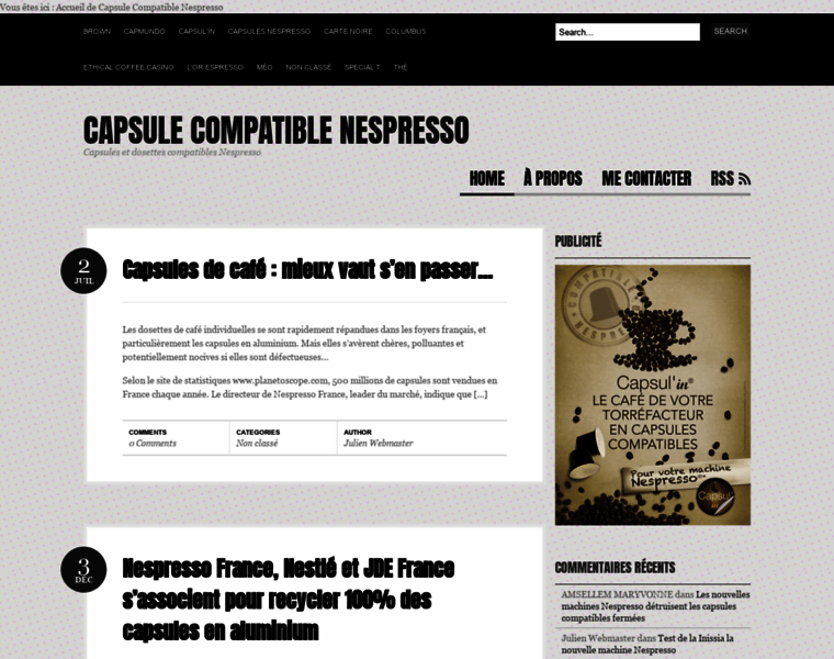Capsules-compatibles.fr thumbnail
