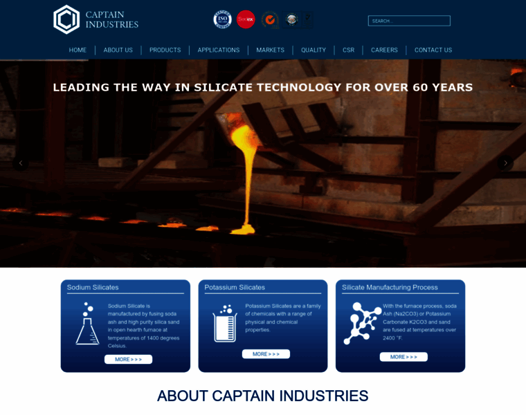 Captainindustries.com thumbnail