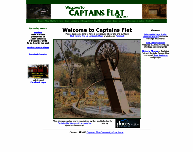 Captainsflat.org thumbnail