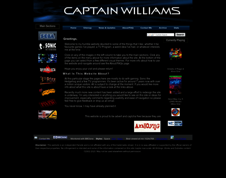 Captainwilliams.co.uk thumbnail