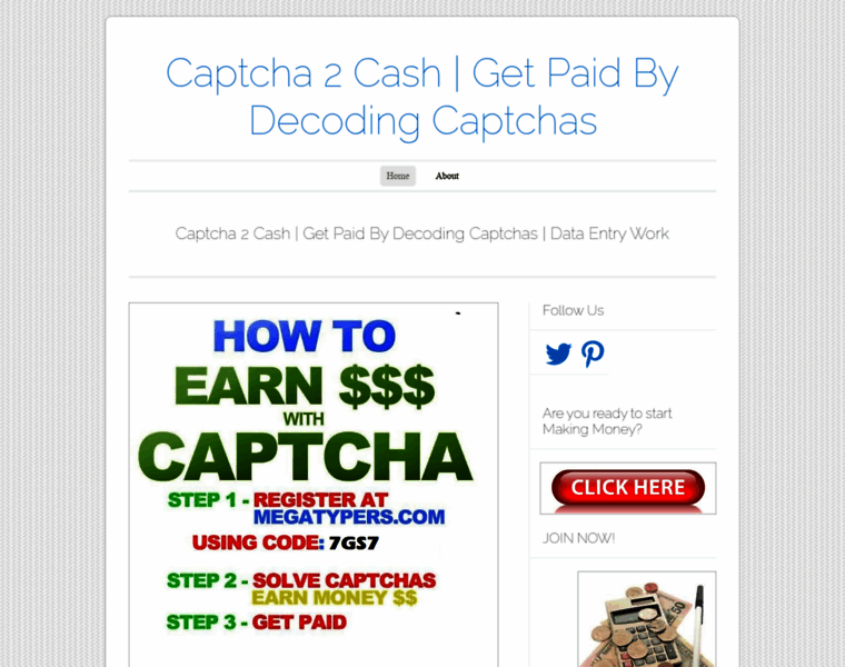 Captcha2cash.org thumbnail