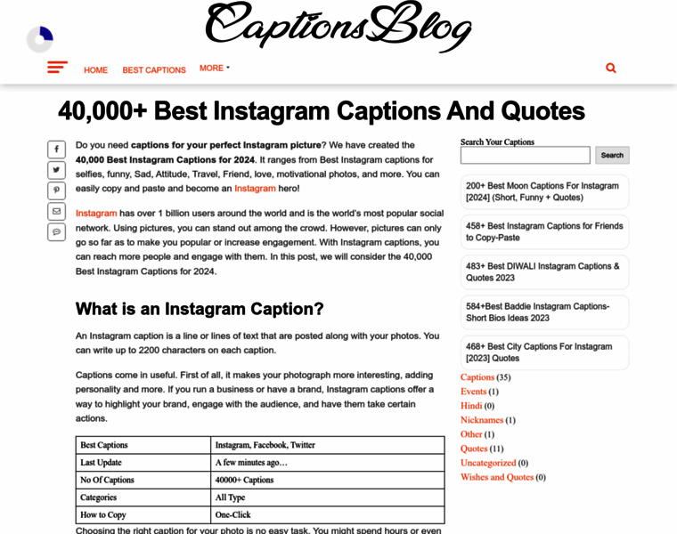 Captionsblog.com thumbnail