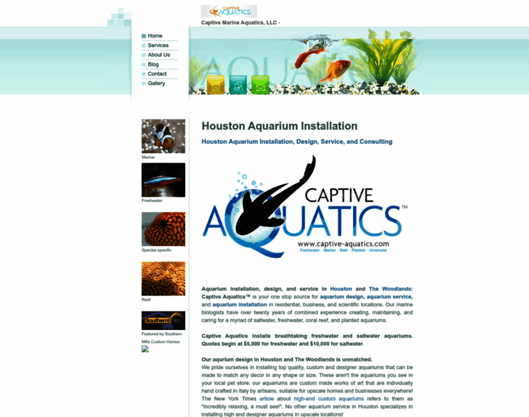 Captive-aquatics.com thumbnail