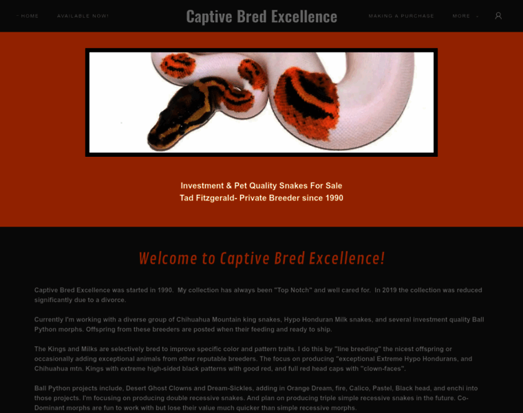Captivebred.com thumbnail
