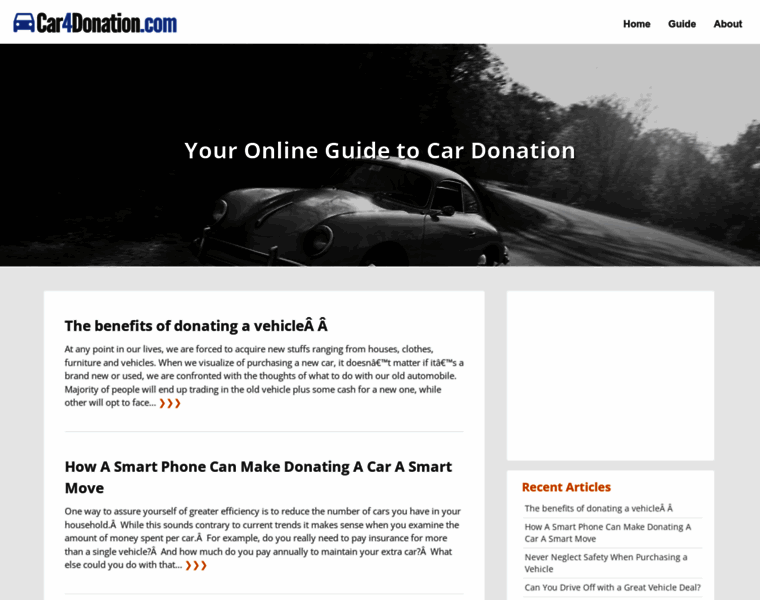 Car4donation.com thumbnail