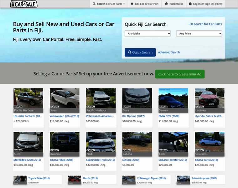 car4sale.com.fj at WI. Buy and Sell Cars or Car Parts in Fiji
