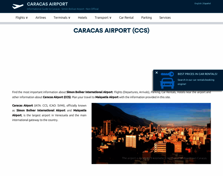 Caracas-airport.com thumbnail