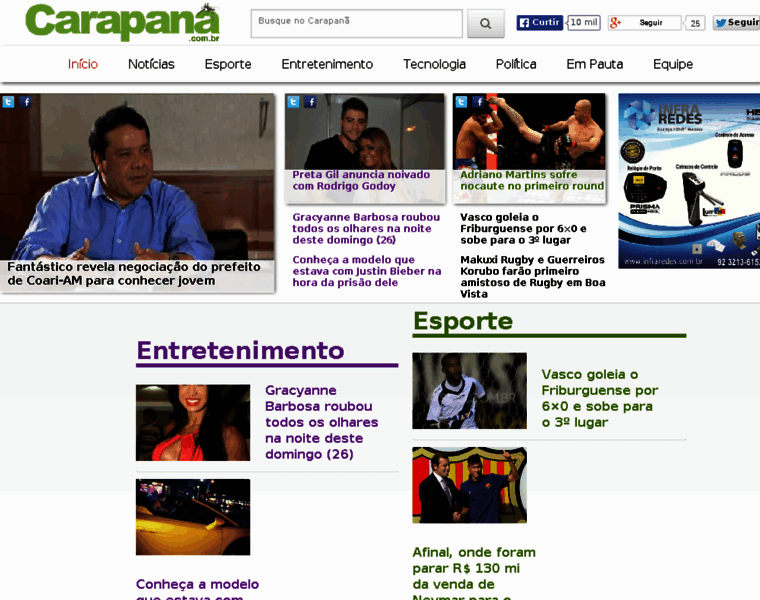 Carapana.com.br thumbnail