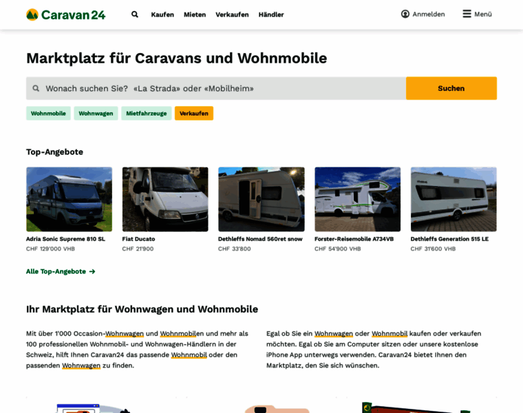 Caravan24.ch thumbnail
