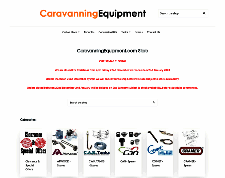 Caravanningequipment.co.uk thumbnail