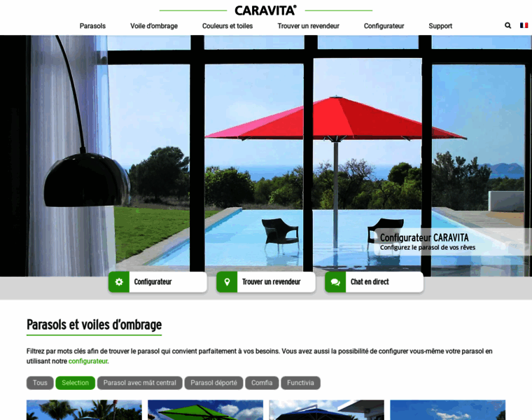 Caravita-parasols.com thumbnail