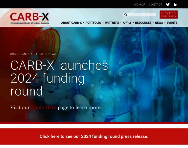 Carb-x.org thumbnail