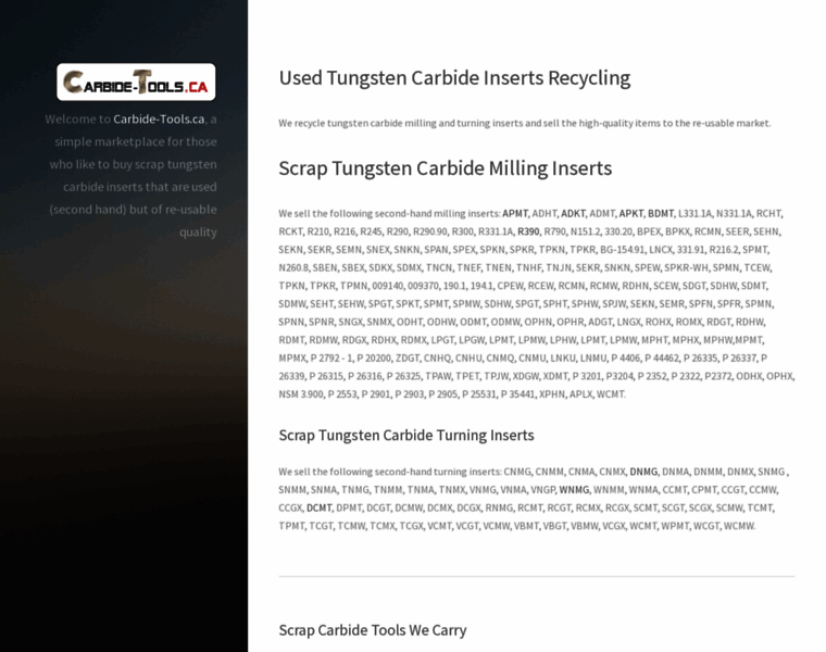 Carbide-tools.ca thumbnail