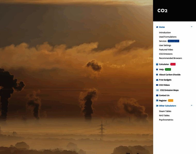 Carbon-dioxide-properties.com thumbnail