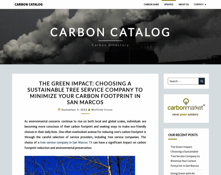 Carboncatalog.org thumbnail