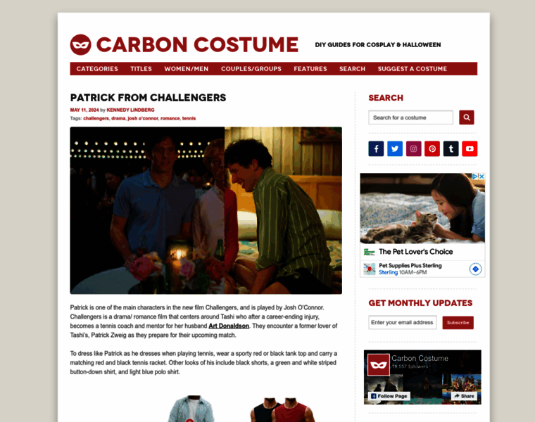 Carboncostume.com thumbnail