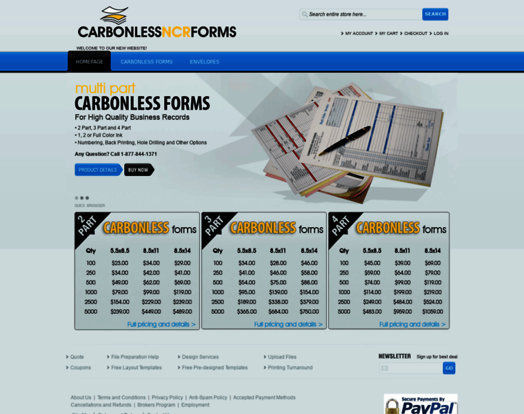 Carbonlessncrforms.com thumbnail