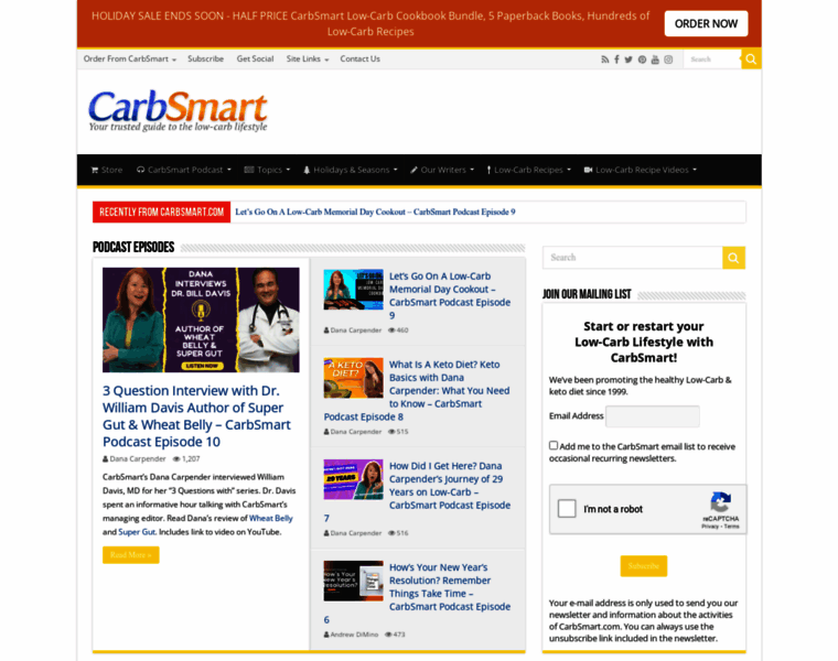 Carbsmart.com thumbnail