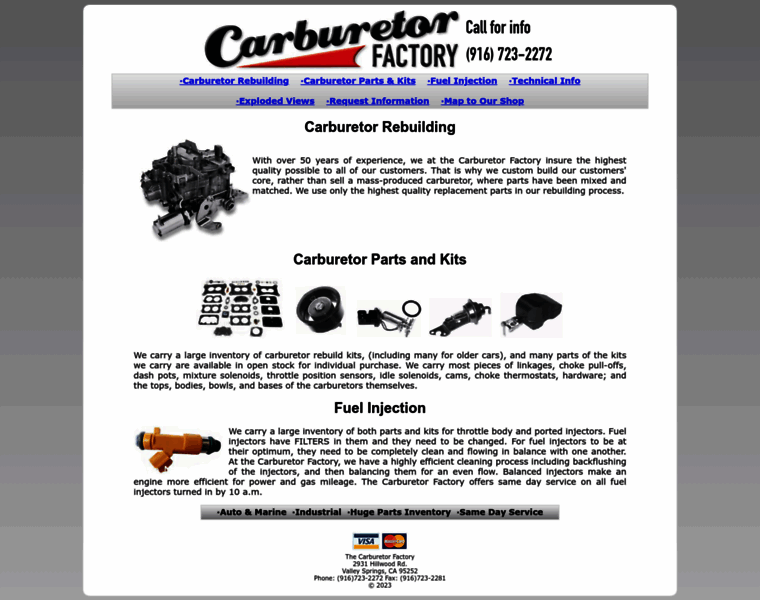 Carburetorfactory.com thumbnail