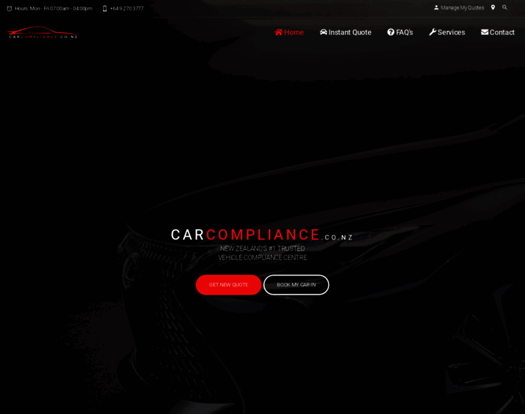 Carcompliance.co.nz thumbnail
