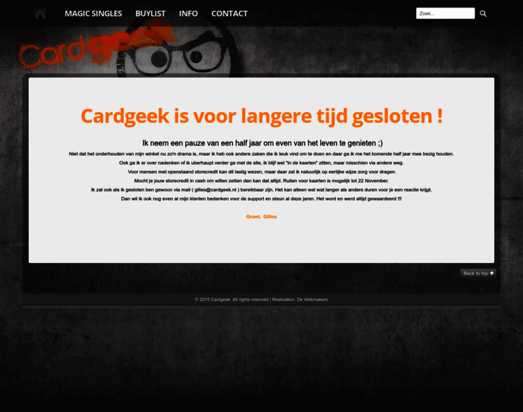 Cardgeek.nl thumbnail