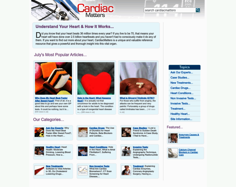 Cardiacmatters.co.uk thumbnail