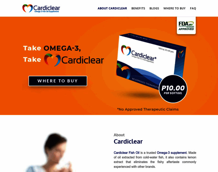 Cardiclear.com thumbnail